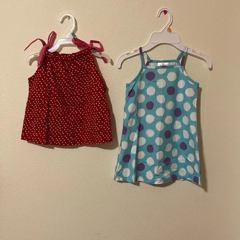 Hanna Anderson Girl tank dress and tank top size 3